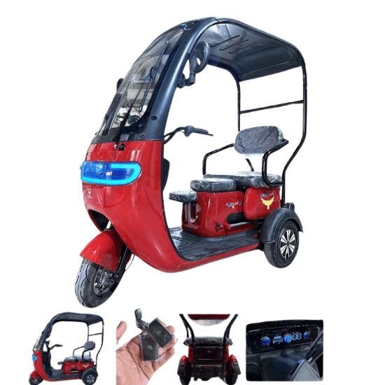 صورة سكوتر كهربائي 3 عجلات مع قبة 60 فولت